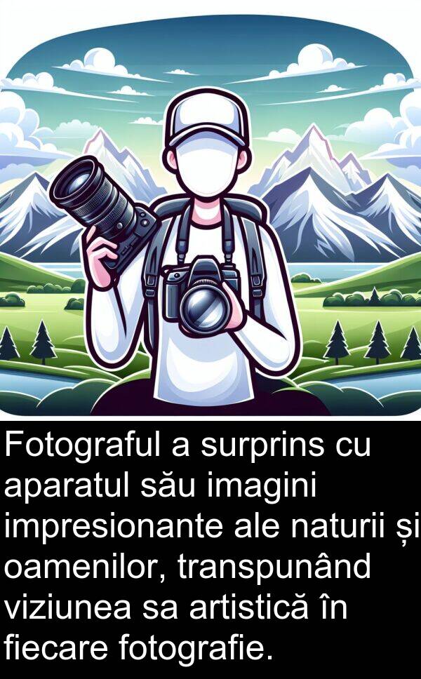 naturii: Fotograful a surprins cu aparatul său imagini impresionante ale naturii și oamenilor, transpunând viziunea sa artistică în fiecare fotografie.