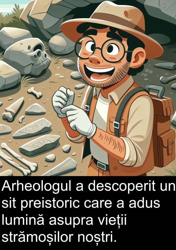 sit: Arheologul a descoperit un sit preistoric care a adus lumină asupra vieții strămoșilor noștri.