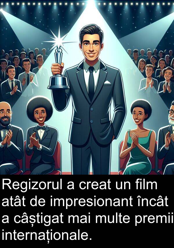film: Regizorul a creat un film atât de impresionant încât a câștigat mai multe premii internaționale.