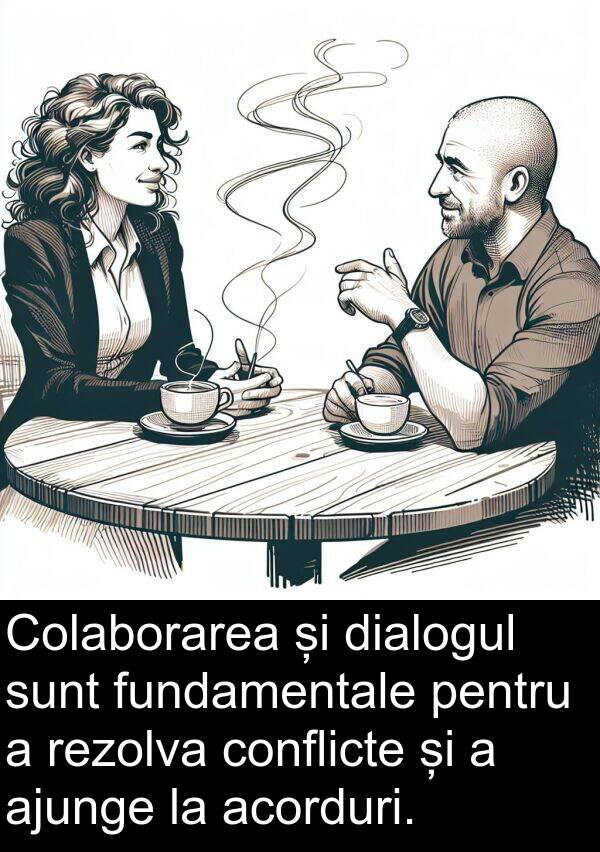 fundamentale: Colaborarea și dialogul sunt fundamentale pentru a rezolva conflicte și a ajunge la acorduri.