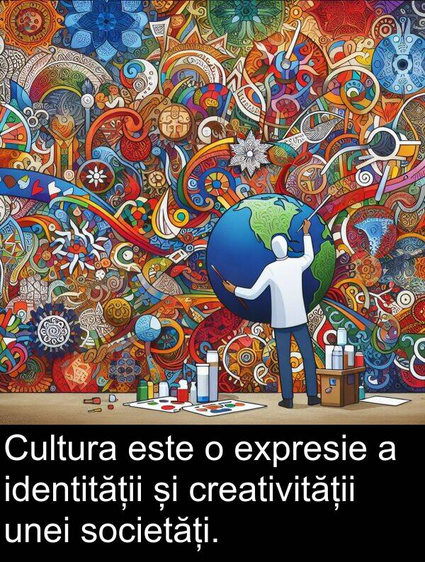 unei: Cultura este o expresie a identității și creativității unei societăți.