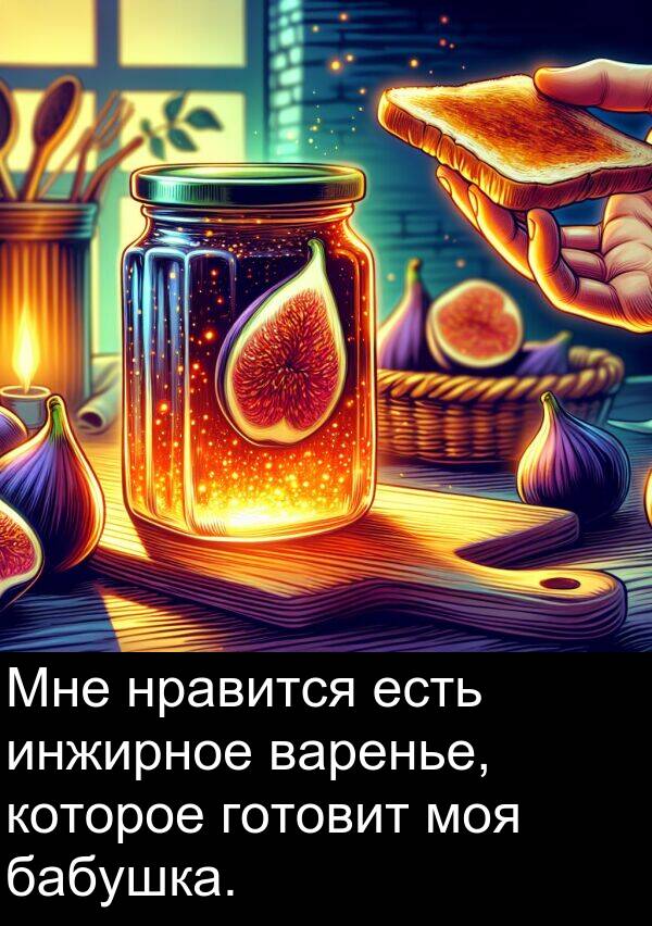 которое: Мне нравится есть инжирное варенье, которое готовит моя бабушка.