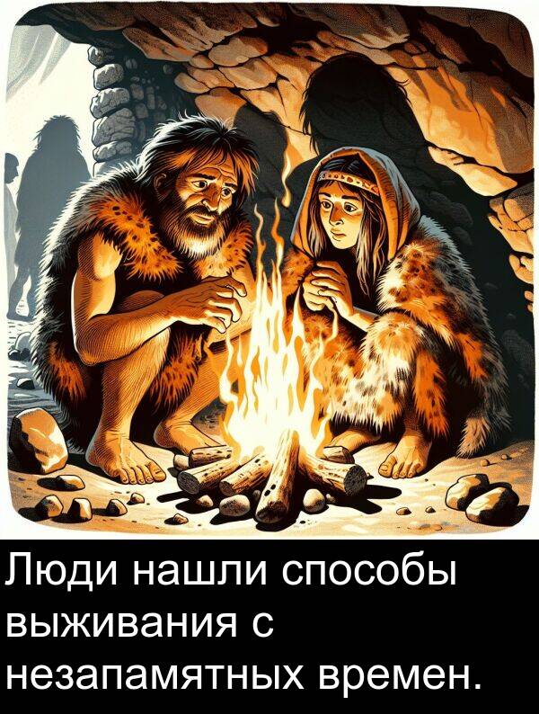 выживания: Люди нашли способы выживания с незапамятных времен.