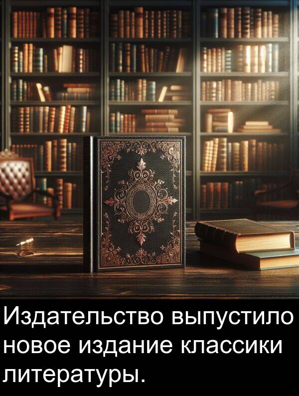 классики: Издательство выпустило новое издание классики литературы.