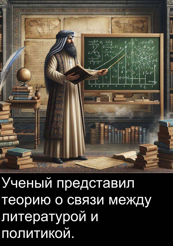 связи: Ученый представил теорию о связи между литературой и политикой.