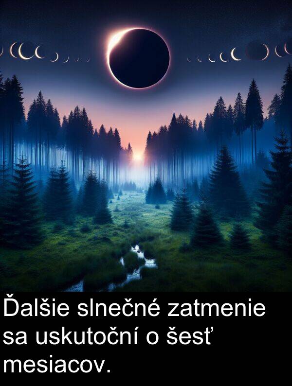 šesť: Ďalšie slnečné zatmenie sa uskutoční o šesť mesiacov.
