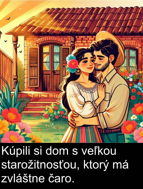 veľkou: Kúpili si dom s veľkou starožitnosťou, ktorý má zvláštne čaro.
