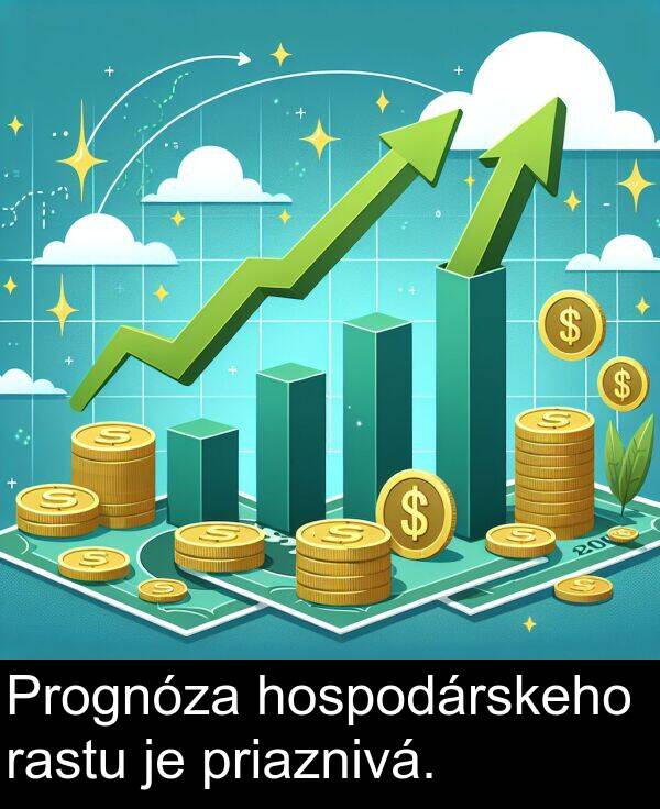 rastu: Prognóza hospodárskeho rastu je priaznivá.