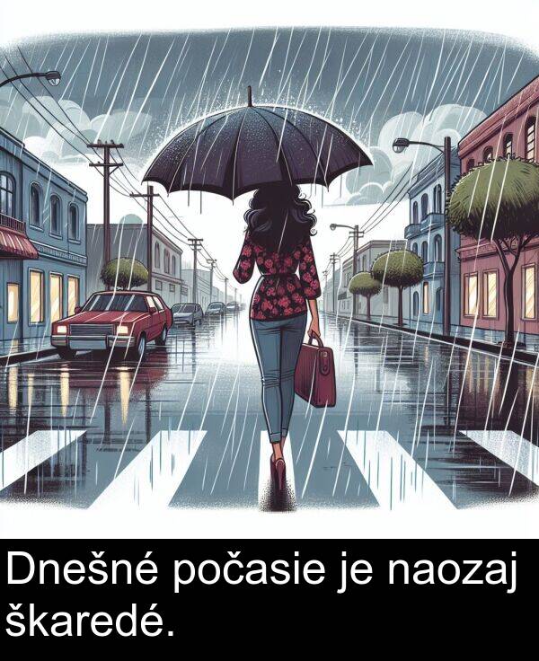 naozaj: Dnešné počasie je naozaj škaredé.