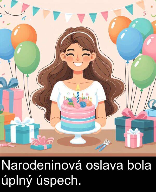 bola: Narodeninová oslava bola úplný úspech.