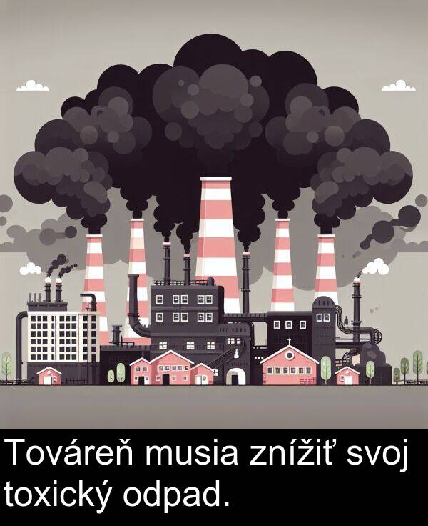 musia: Továreň musia znížiť svoj toxický odpad.