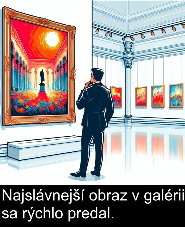 rýchlo: Najslávnejší obraz v galérii sa rýchlo predal.