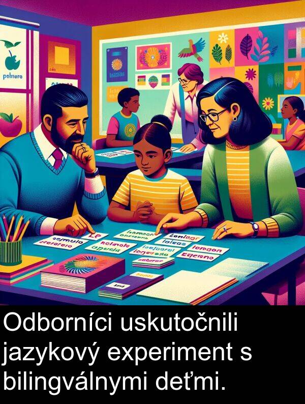 jazykový: Odborníci uskutočnili jazykový experiment s bilingválnymi deťmi.