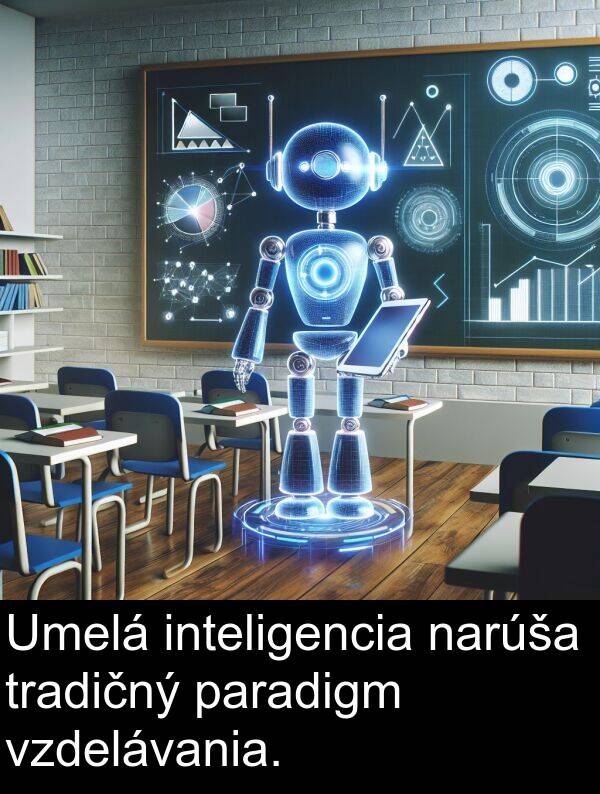 vzdelávania: Umelá inteligencia narúša tradičný paradigm vzdelávania.