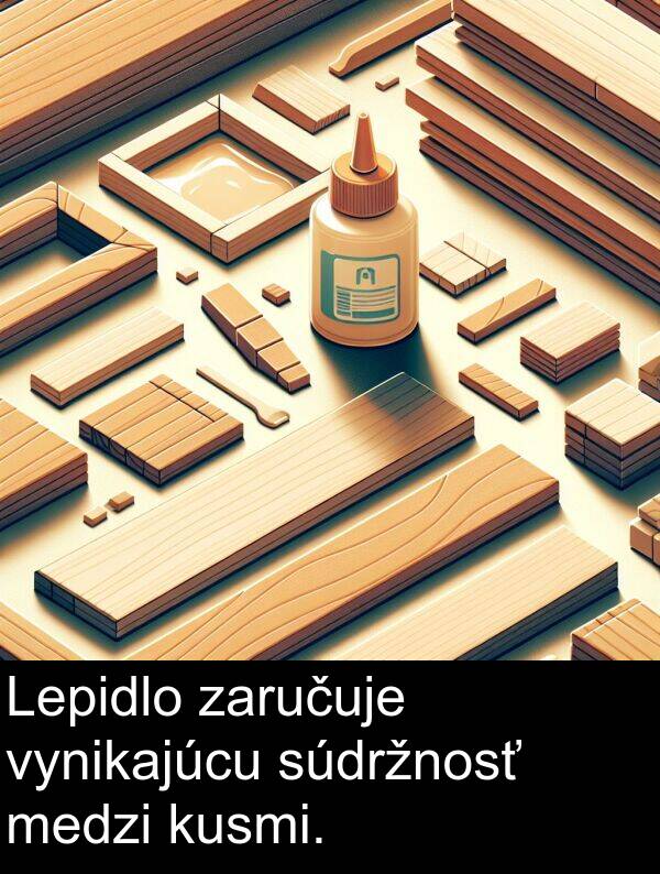vynikajúcu: Lepidlo zaručuje vynikajúcu súdržnosť medzi kusmi.