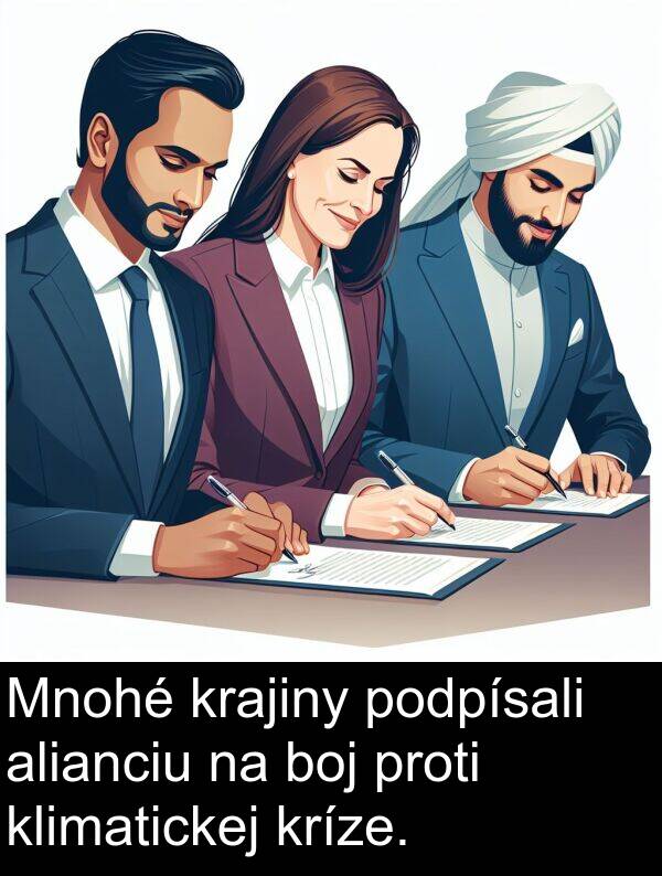 krajiny: Mnohé krajiny podpísali alianciu na boj proti klimatickej kríze.
