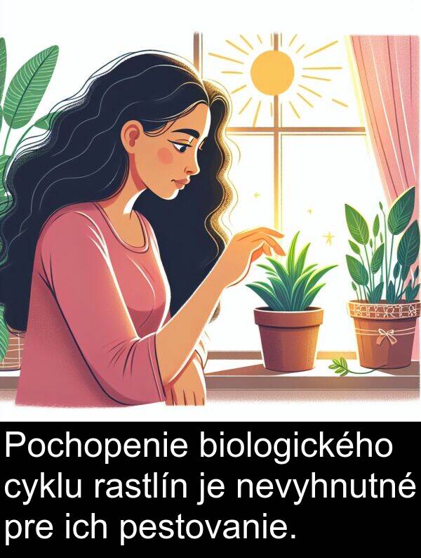 ich: Pochopenie biologického cyklu rastlín je nevyhnutné pre ich pestovanie.