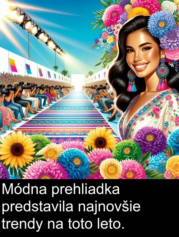 leto: Módna prehliadka predstavila najnovšie trendy na toto leto.