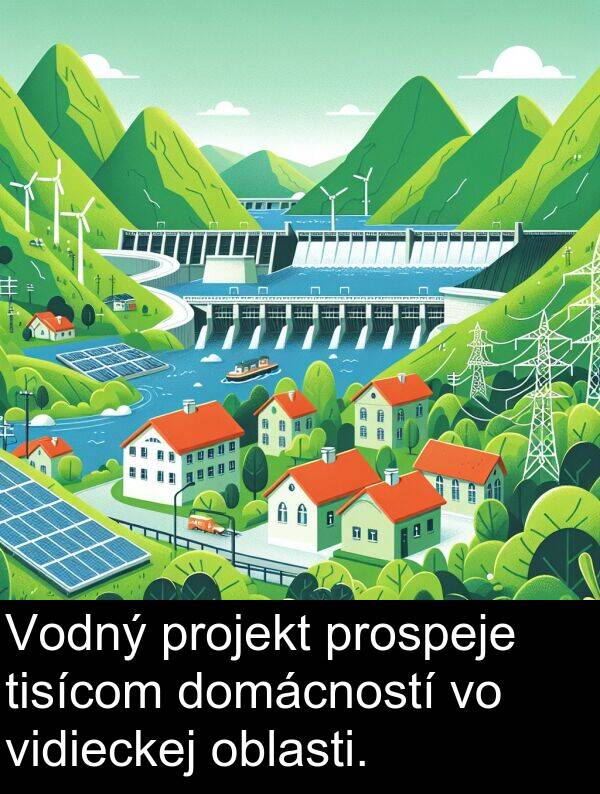 oblasti: Vodný projekt prospeje tisícom domácností vo vidieckej oblasti.