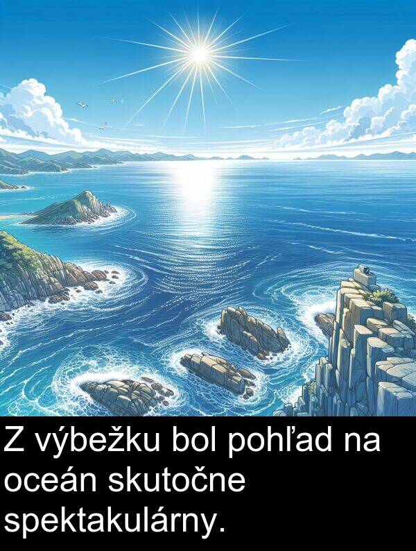 skutočne: Z výbežku bol pohľad na oceán skutočne spektakulárny.