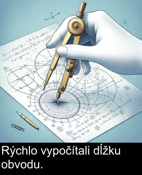 vypočítali: Rýchlo vypočítali dĺžku obvodu.
