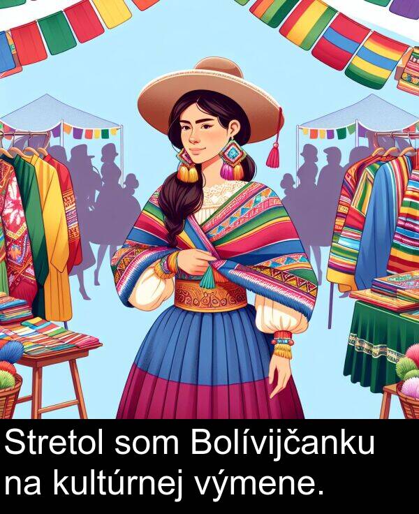 výmene: Stretol som Bolívijčanku na kultúrnej výmene.