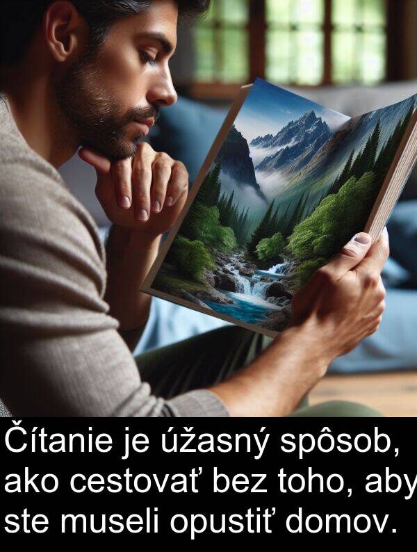 cestovať: Čítanie je úžasný spôsob, ako cestovať bez toho, aby ste museli opustiť domov.