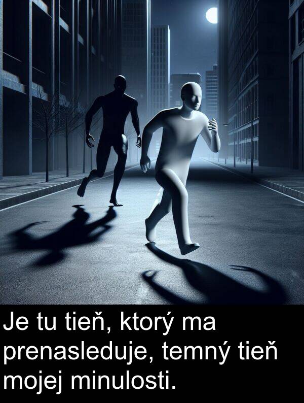 mojej: Je tu tieň, ktorý ma prenasleduje, temný tieň mojej minulosti.