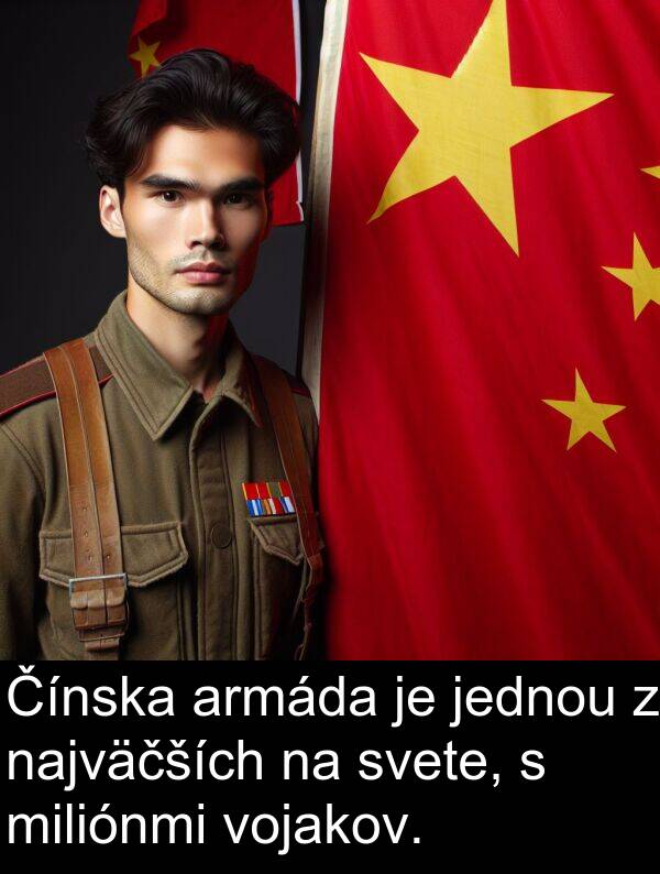 svete: Čínska armáda je jednou z najväčších na svete, s miliónmi vojakov.