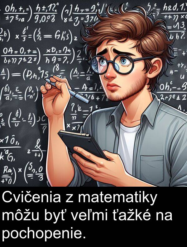 môžu: Cvičenia z matematiky môžu byť veľmi ťažké na pochopenie.