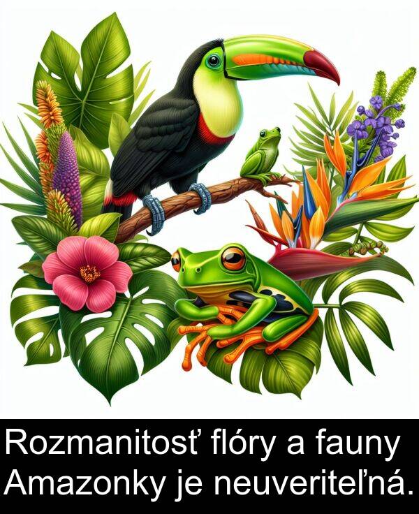 flóry: Rozmanitosť flóry a fauny Amazonky je neuveriteľná.