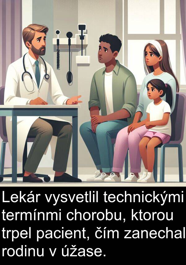 čím: Lekár vysvetlil technickými termínmi chorobu, ktorou trpel pacient, čím zanechal rodinu v úžase.