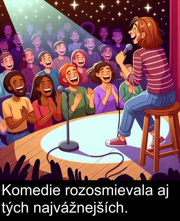 najvážnejších: Komedie rozosmievala aj tých najvážnejších.