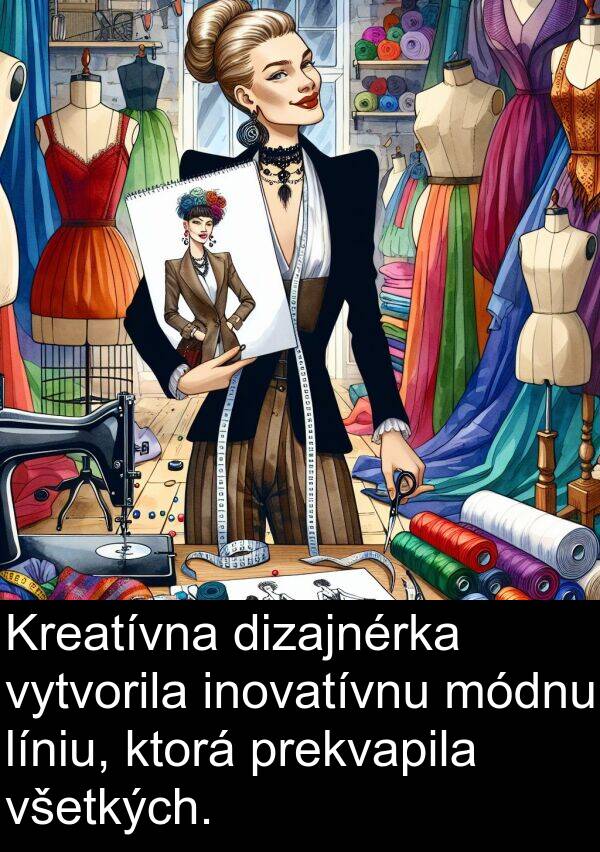 vytvorila: Kreatívna dizajnérka vytvorila inovatívnu módnu líniu, ktorá prekvapila všetkých.