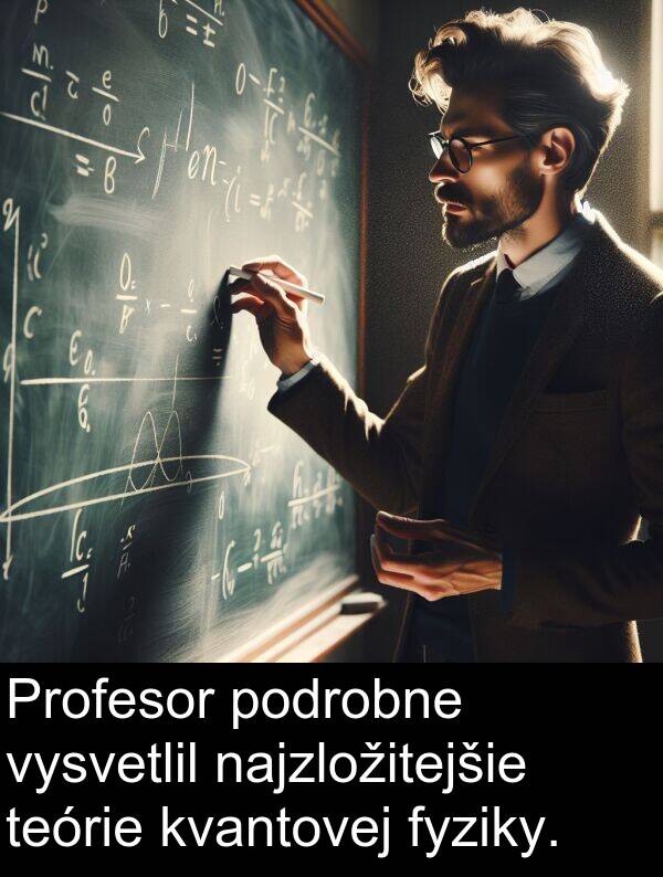 vysvetlil: Profesor podrobne vysvetlil najzložitejšie teórie kvantovej fyziky.