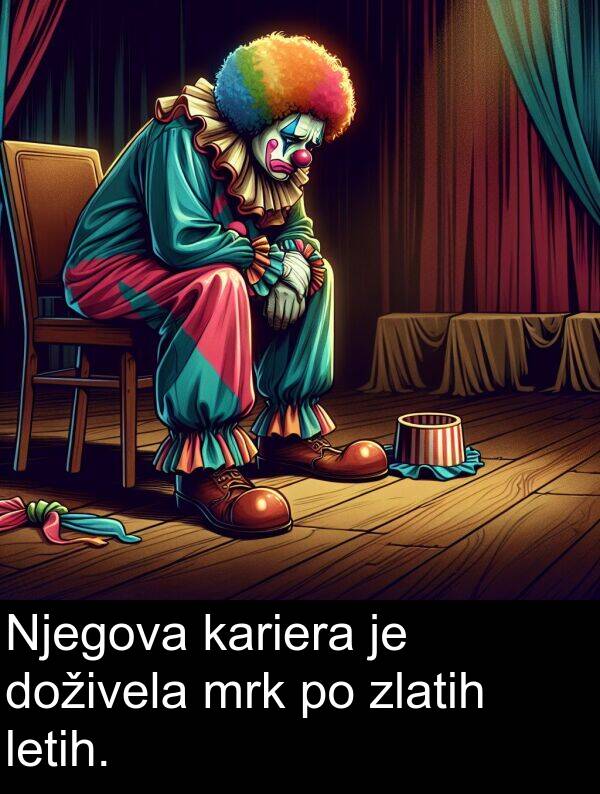 mrk: Njegova kariera je doživela mrk po zlatih letih.