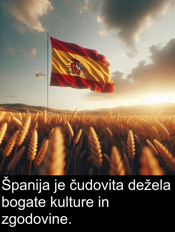 kulture: Španija je čudovita dežela bogate kulture in zgodovine.