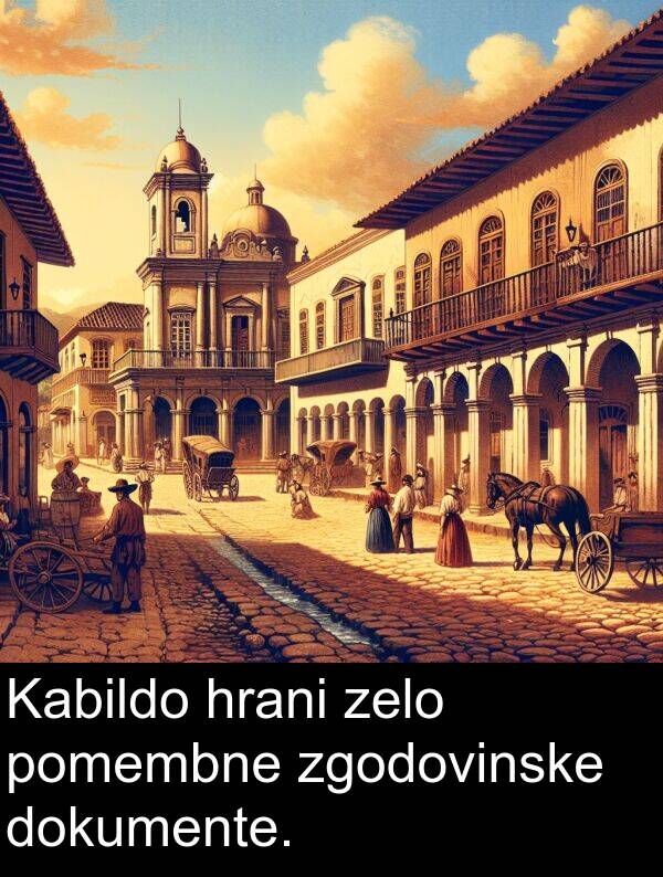 pomembne: Kabildo hrani zelo pomembne zgodovinske dokumente.