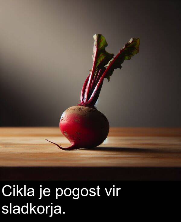 pogost: Cikla je pogost vir sladkorja.