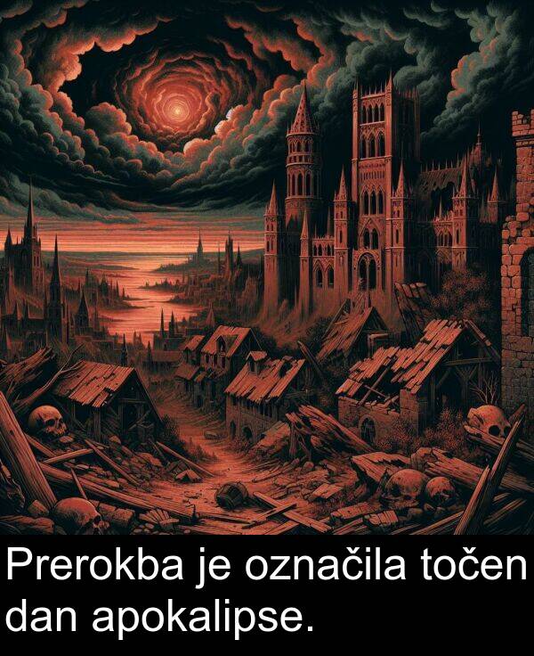 dan: Prerokba je označila točen dan apokalipse.
