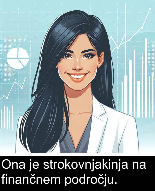 finančnem: Ona je strokovnjakinja na finančnem področju.