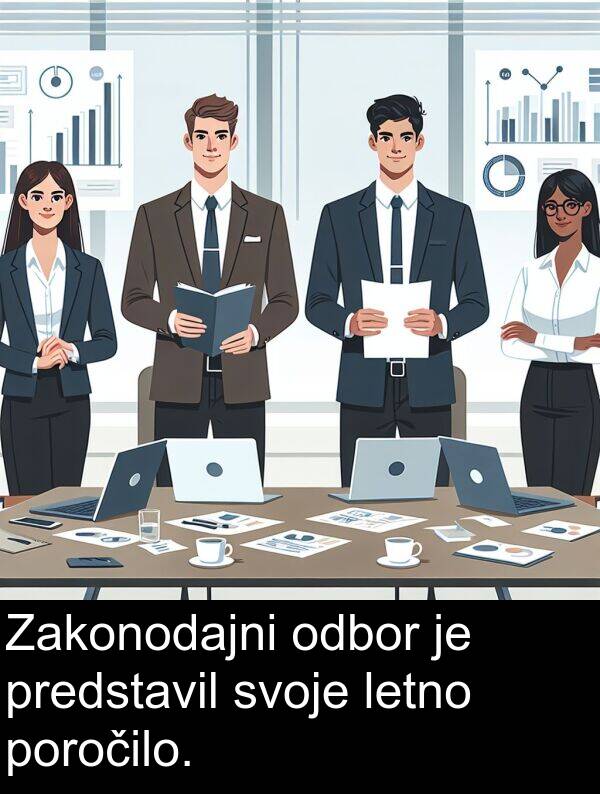 svoje: Zakonodajni odbor je predstavil svoje letno poročilo.