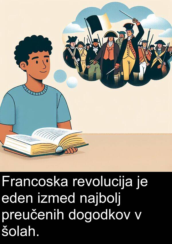 eden: Francoska revolucija je eden izmed najbolj preučenih dogodkov v šolah.