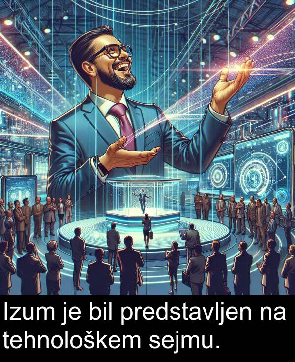 bil: Izum je bil predstavljen na tehnološkem sejmu.