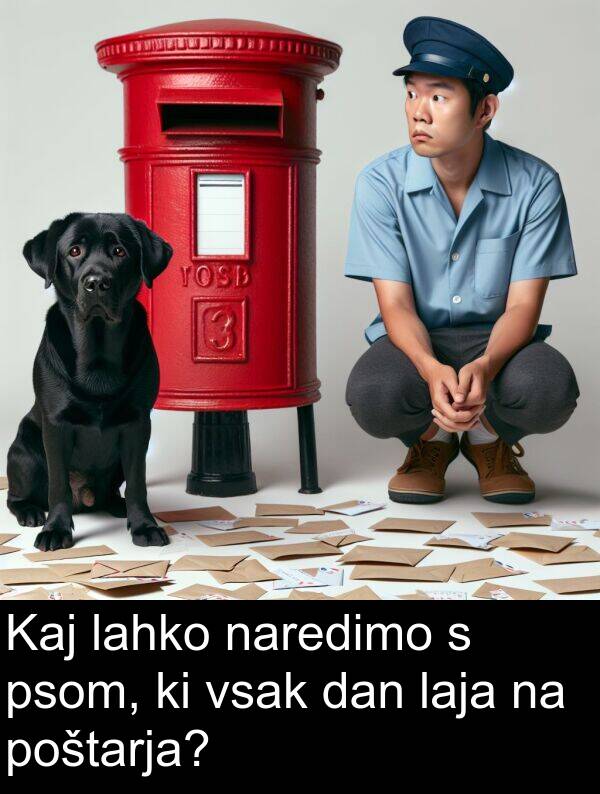 laja: Kaj lahko naredimo s psom, ki vsak dan laja na poštarja?