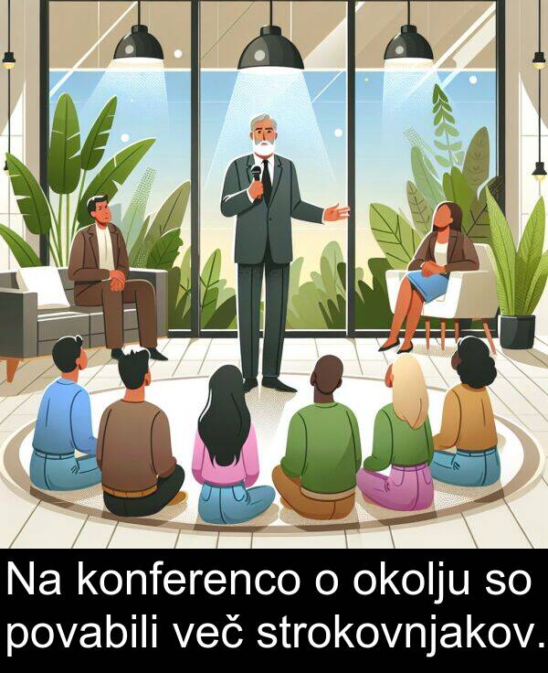 povabili: Na konferenco o okolju so povabili več strokovnjakov.