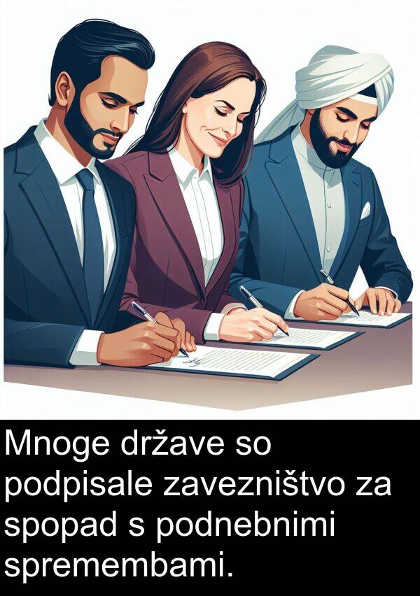 spopad: Mnoge države so podpisale zavezništvo za spopad s podnebnimi spremembami.
