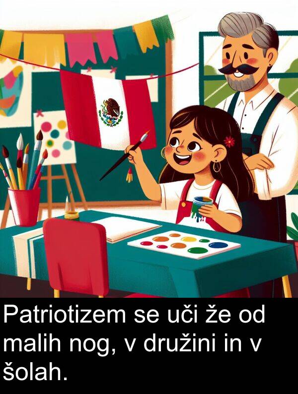 malih: Patriotizem se uči že od malih nog, v družini in v šolah.