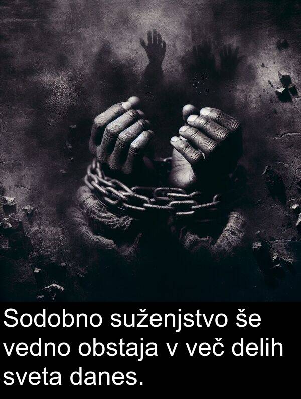 suženjstvo: Sodobno suženjstvo še vedno obstaja v več delih sveta danes.
