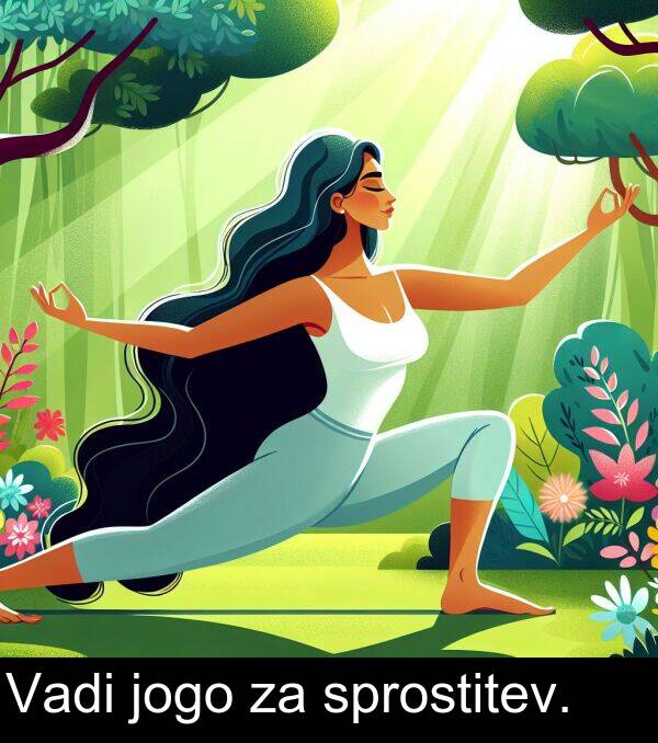 sprostitev: Vadi jogo za sprostitev.